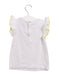 A White Sleeveless Tops from Jacadi in size 3T for girl. (Back View)