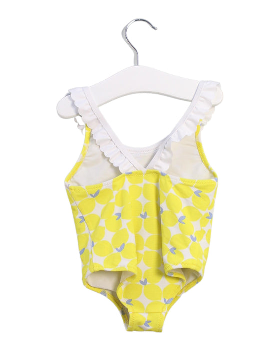 A Yellow Swimsuits from Jacadi in size 3T for girl. (Back View)