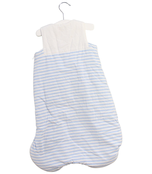 A Blue Sleepsacs from Jacadi in size 0-3M for neutral. (Back View)