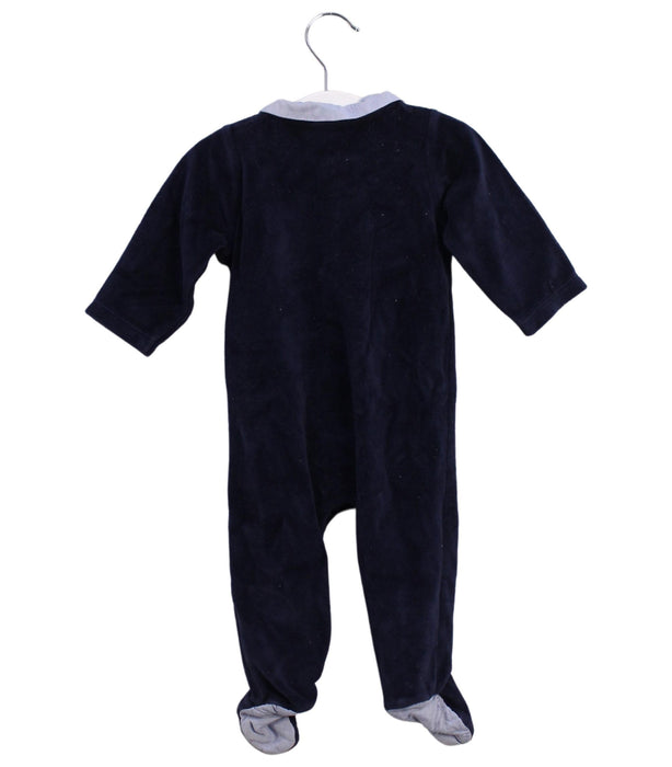 A Navy Onesies from Jacadi in size 3-6M for boy. (Back View)
