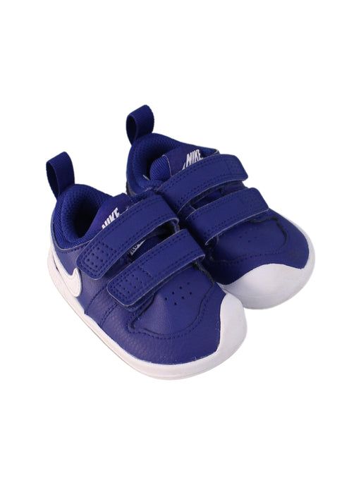 A Blue Sneakers from Nike in size 6-12M for neutral. (Front View)