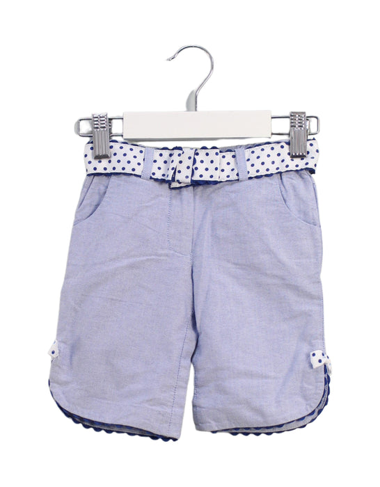 A Blue Shorts from Nicholas & Bears in size 6-12M for girl. (Front View)