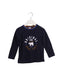 A Navy Long Sleeve Tops from Petit Bateau in size 4T for boy. (Front View)