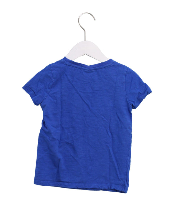 A Blue Short Sleeve T Shirts from Seed in size 4T for boy. (Back View)