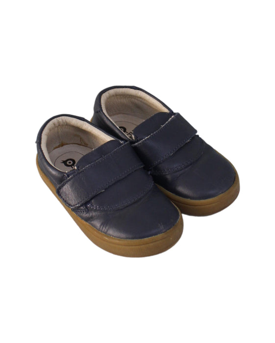 A Navy Sneakers from Old Soles in size 3T for boy. (Front View)