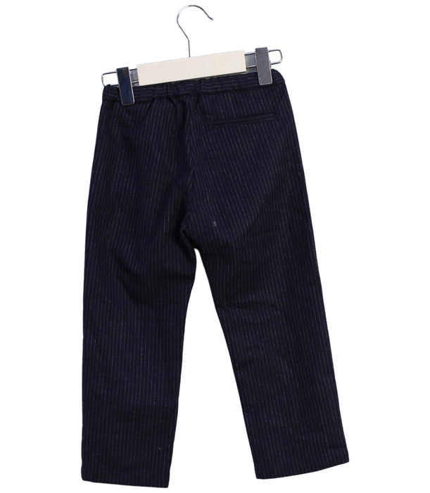 A Navy Dress Pants from Bonpoint in size 3T for boy. (Back View)
