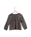 A Brown Long Sleeve Tops from Bonpoint in size 4T for girl. (Back View)