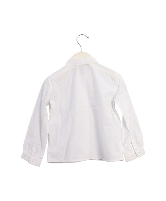 A White Shirts from Bonpoint in size 4T for boy. (Back View)