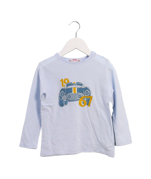 A Blue Long Sleeve Tops from Bonpoint in size 3T for boy. (Front View)