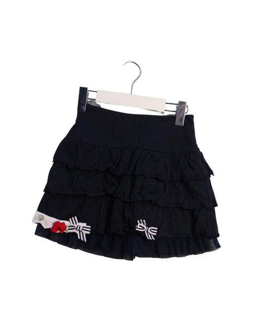 A Navy Short Skirts from Nicholas & Bears in size 6T for girl. (Front View)