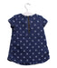 A Blue Short Sleeve Dresses from Tucker & Tate in size 6-12M for girl. (Back View)