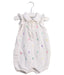 A White Sleeveless Rompers from Ralph Lauren in size 3-6M for girl. (Front View)