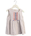 A Beige Sleeveless Tops from Momonittu in size 6T for girl. (Front View)