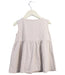 A Beige Sleeveless Tops from Momonittu in size 6T for girl. (Back View)