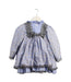 A Blue Dress Sets from La Amapola in size 4T for girl. (Front View)