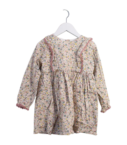 A Multicolour Long Sleeve Dresses from Mac Ilusion in size 3T for girl. (Front View)