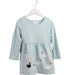 A Teal Long Sleeve Dresses from Hanna Andersson in size 3T for girl. (Front View)
