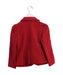 A Red Blazers from Monnalisa in size 3T for girl. (Back View)