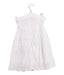 A White Short Sleeve Dresses from Steiff in size 6-12M for girl. (Back View)