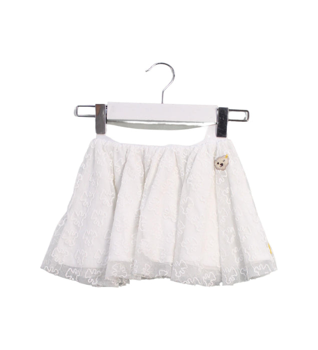 A White Tulle Skirts from Steiff in size 12-18M for girl. (Front View)