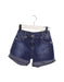 A Blue Shorts from Steiff in size 4T for girl. (Front View)