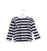 A Navy Long Sleeve Tops from Ralph Lauren in size 6-12M for girl. (Front View)