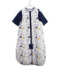 A Navy Sleepsacs from Mides in size 6-12M for neutral. (Front View)