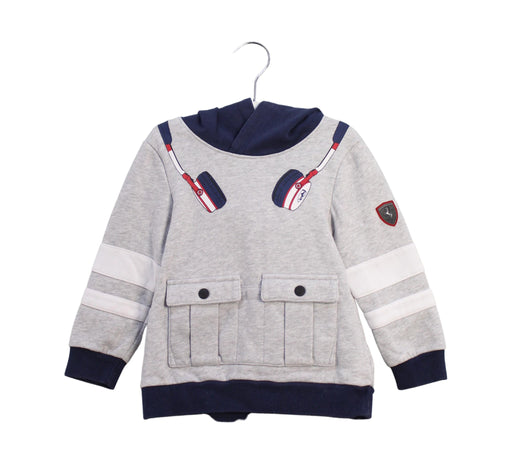 A Grey Crewneck Sweatshirts from Ferrari in size 18-24M for boy. (Front View)
