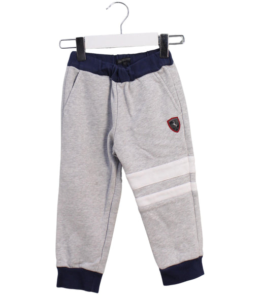 A Grey Sweatpants from Ferrari in size 18-24M for boy. (Front View)