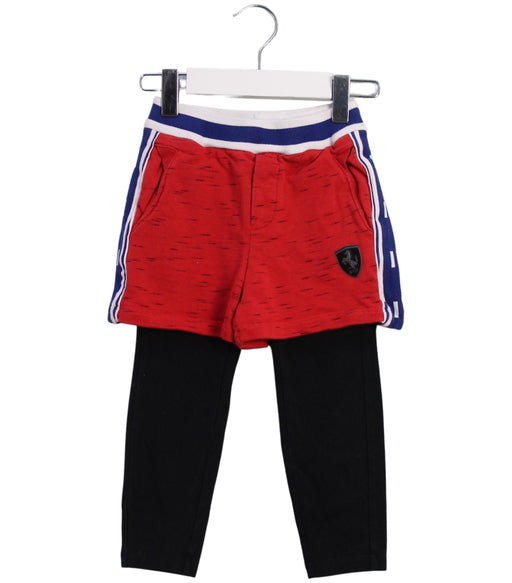 A Red Leggings from Ferrari in size 18-24M for boy. (Front View)