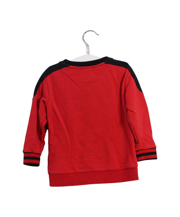 A Red Crewneck Sweatshirts from Ferrari in size 18-24M for boy. (Back View)