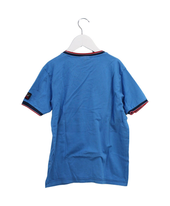 A Blue Short Sleeve T Shirts from Paul & Shark in size 8Y for boy. (Back View)
