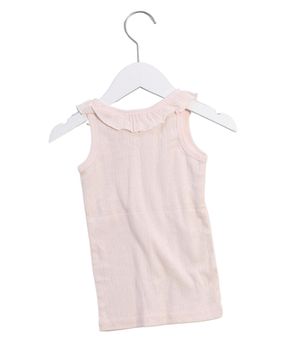A Pink Sleeveless Tops from Jamie Kay in size 3T for girl. (Back View)