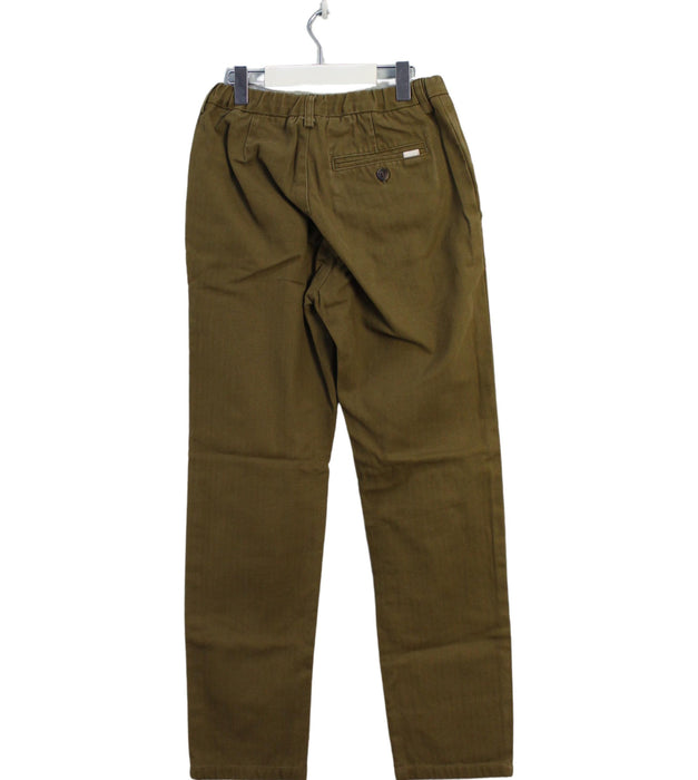A Brown Casual Pants from Bonpoint in size 14Y for boy. (Back View)