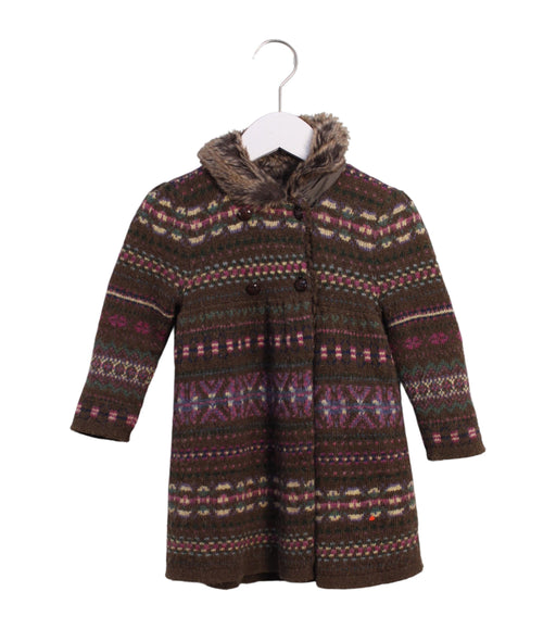 A Brown Coats from Ralph Lauren in size 18-24M for girl. (Front View)