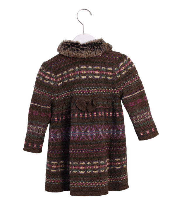 A Brown Coats from Ralph Lauren in size 18-24M for girl. (Back View)