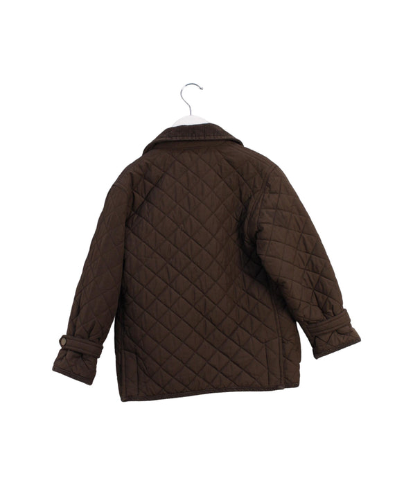 A Brown Puffer/Quilted Coats & Outerwear from Polo Ralph Lauren in size 4T for girl. (Back View)