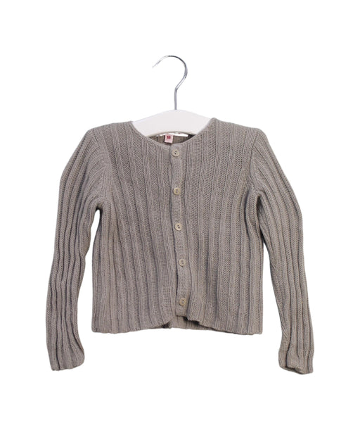 A Taupe Cardigans from Bonpoint in size 12-18M for girl. (Front View)