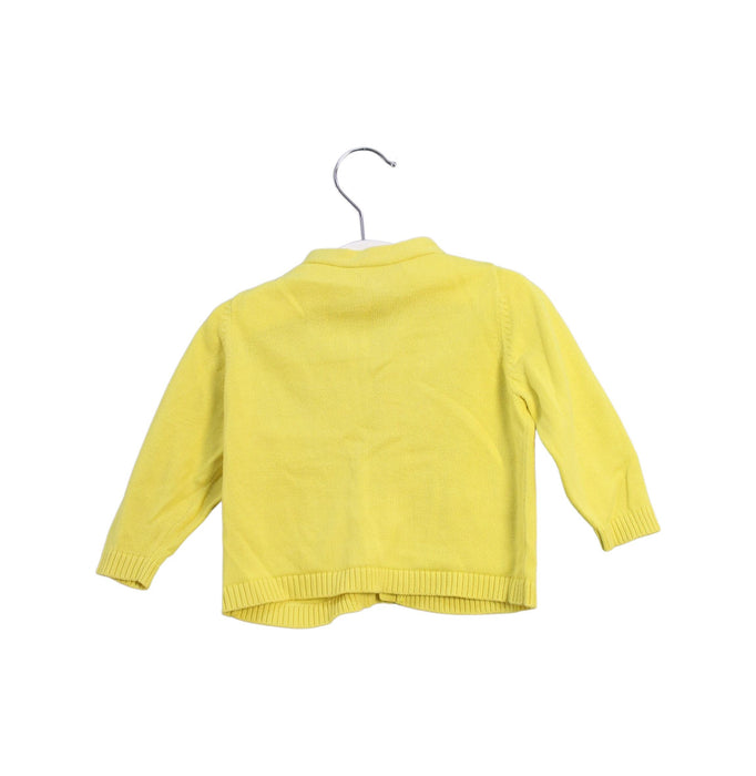 A Yellow Cardigans from Bonpoint in size 6-12M for boy. (Back View)
