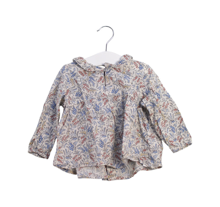 A Multicolour Long Sleeve Tops from Bonton in size 12-18M for girl. (Front View)