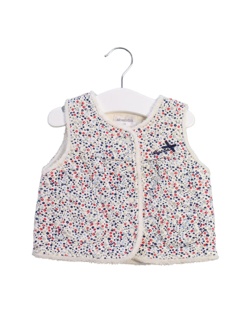 A Navy Outerwear Vests from Absorba in size 18-24M for girl. (Front View)