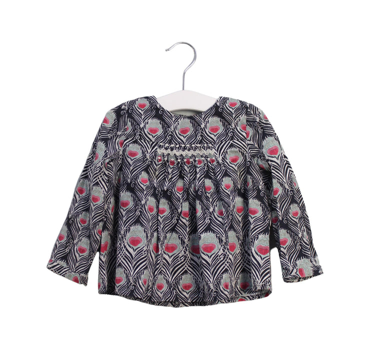 A Multicolour Long Sleeve Tops from Bonpoint in size 12-18M for girl. (Front View)
