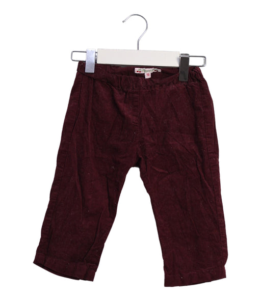 A Burgundy Casual Pants from Bonpoint in size 12-18M for neutral. (Front View)