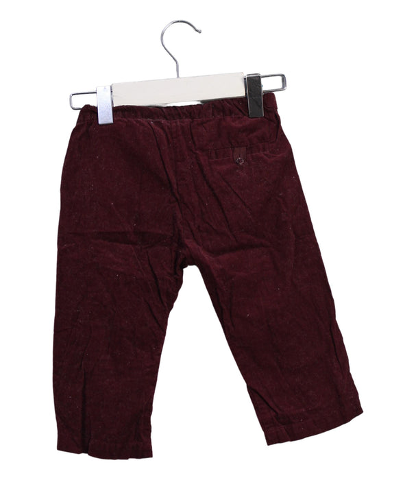 A Burgundy Casual Pants from Bonpoint in size 12-18M for neutral. (Back View)