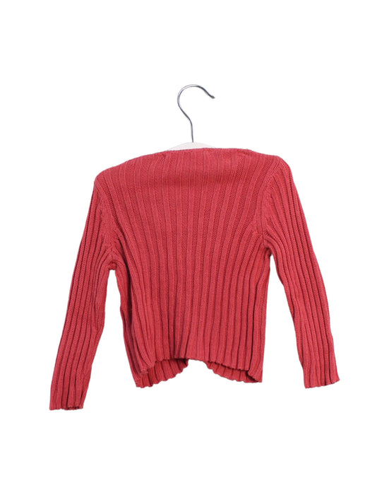 A Pink Cardigans from Bonpoint in size 6-12M for girl. (Back View)