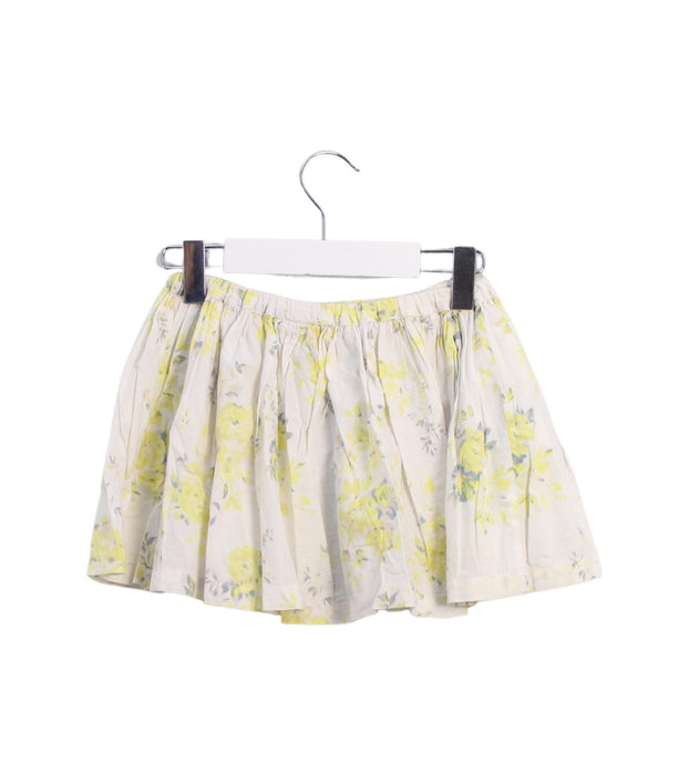 A Yellow Short Skirts from Bonton in size 4T for girl. (Back View)