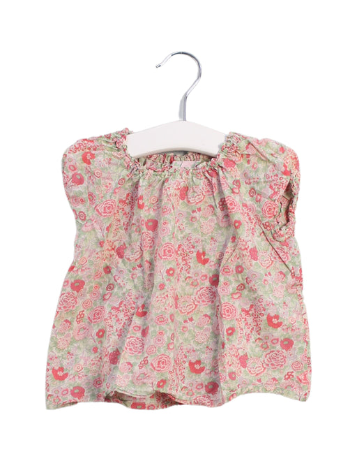 A Pink Sleeveless Tops from Bonpoint in size 12-18M for girl. (Front View)