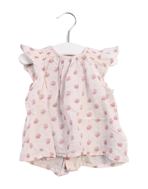 A Pink Short Sleeve Dresses from Bonpoint in size 6-12M for girl. (Front View)