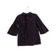 A Navy Long Sleeve Dresses from Laranjinha in size 2T for girl. (Back View)