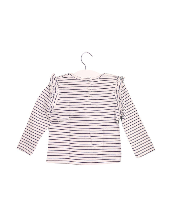 A White Long Sleeve Tops from Vertbaudet in size 6-12M for girl. (Back View)